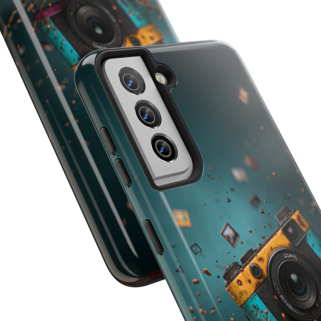 Funda Premium MINUX para iPhone y Samsung Galaxy - Color camera