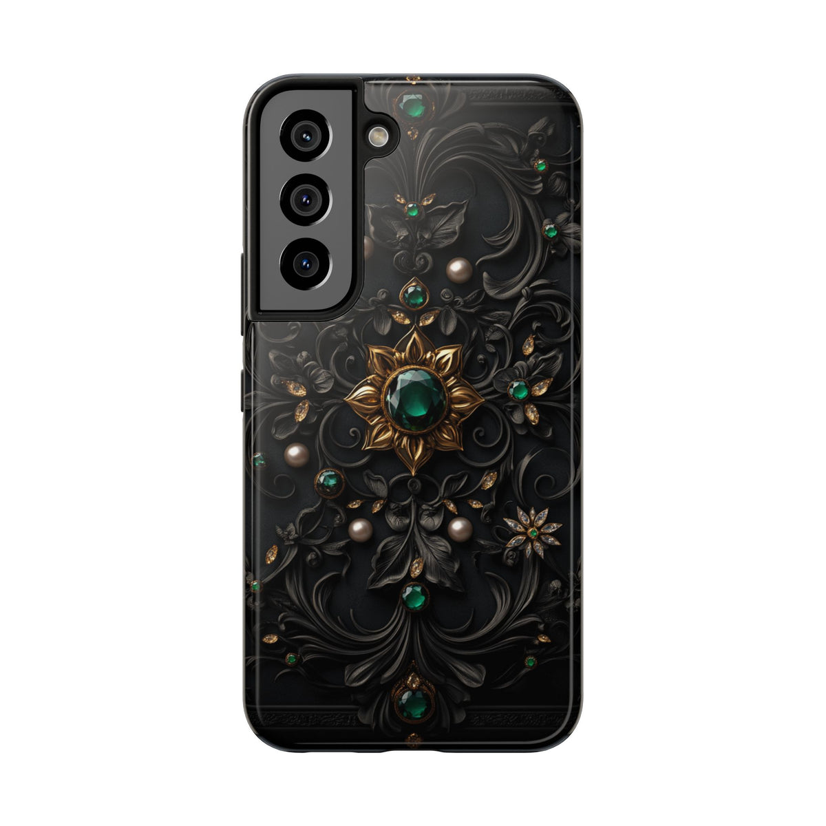 Fundas Premium MINUX para iPhone y Samsung Galaxy - Emerald Gothic Relic