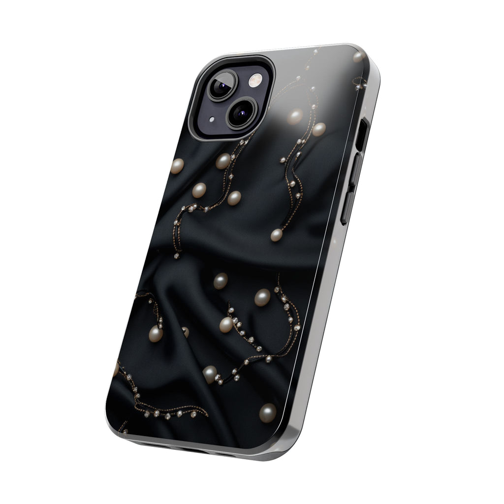 Fundas Premium MINUX para iPhone y Samsung Galaxy - Pearl Chain Velvet