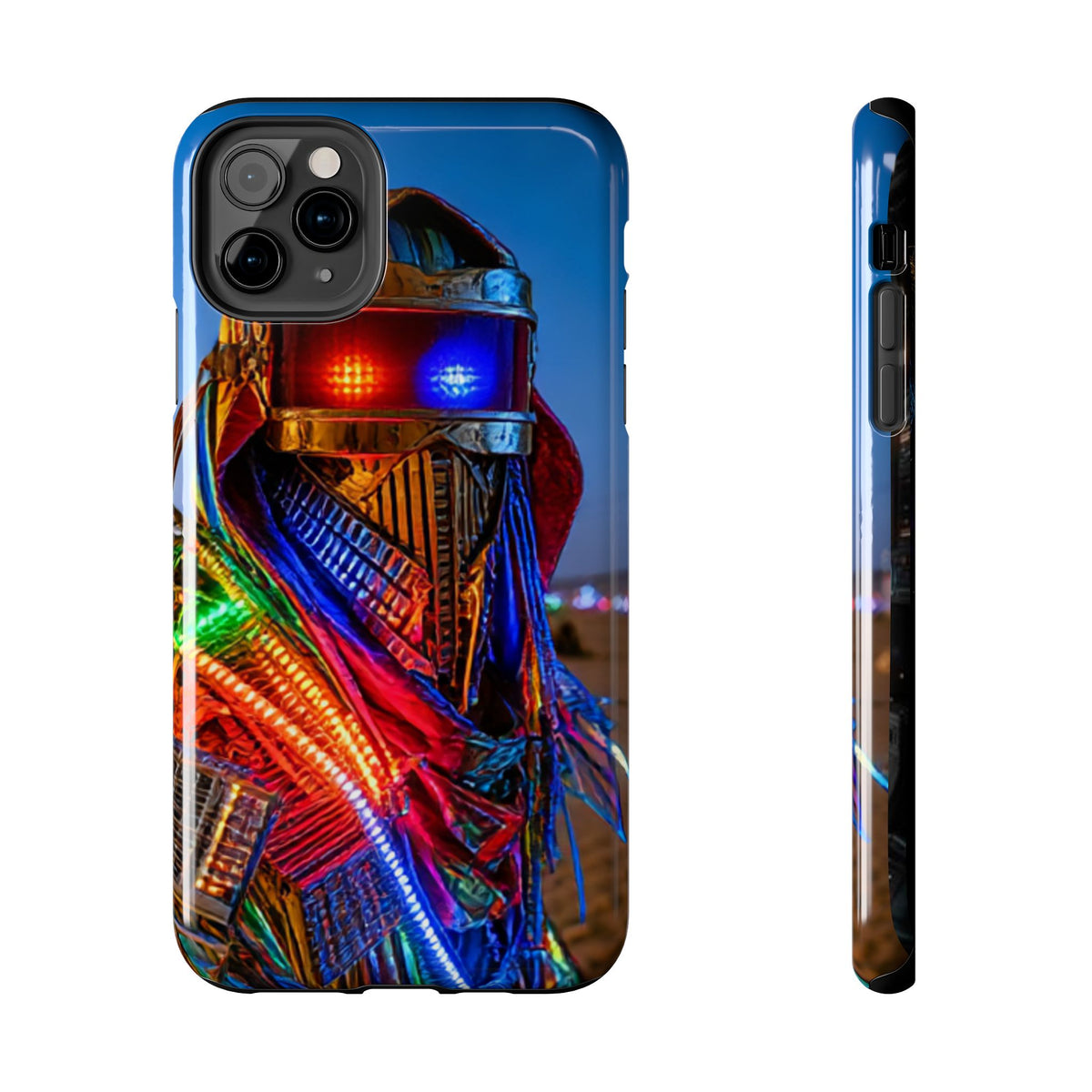 Funda Premium MINUX para iPhone y Samsung Galaxy - Cyberpunk Rave 001