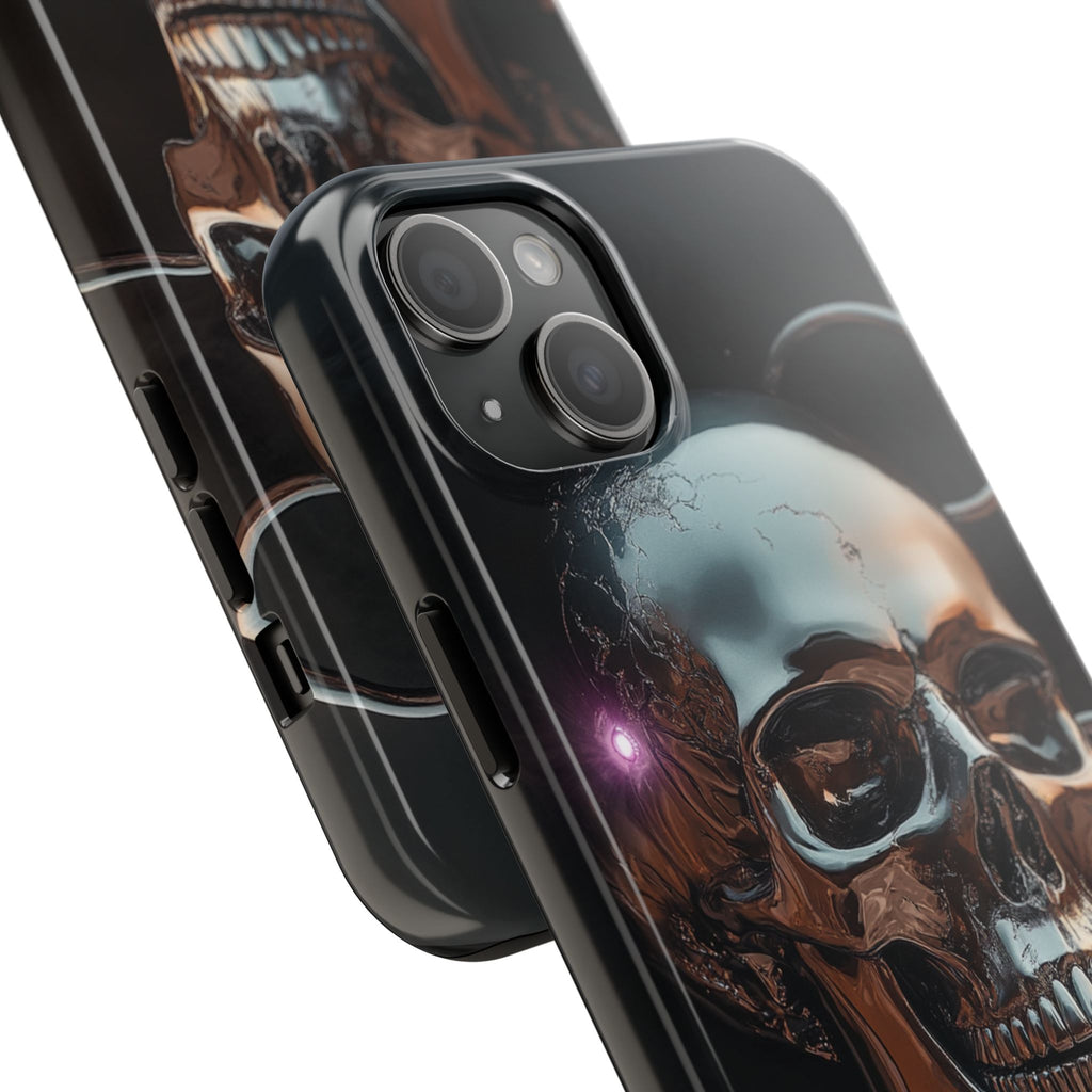 Funda Premium MINUX para iPhone y Samsung Galaxy - Iron Skull 002