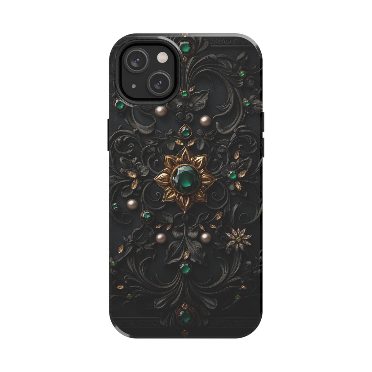 Fundas Premium MINUX para iPhone y Samsung Galaxy - Emerald Gothic Relic