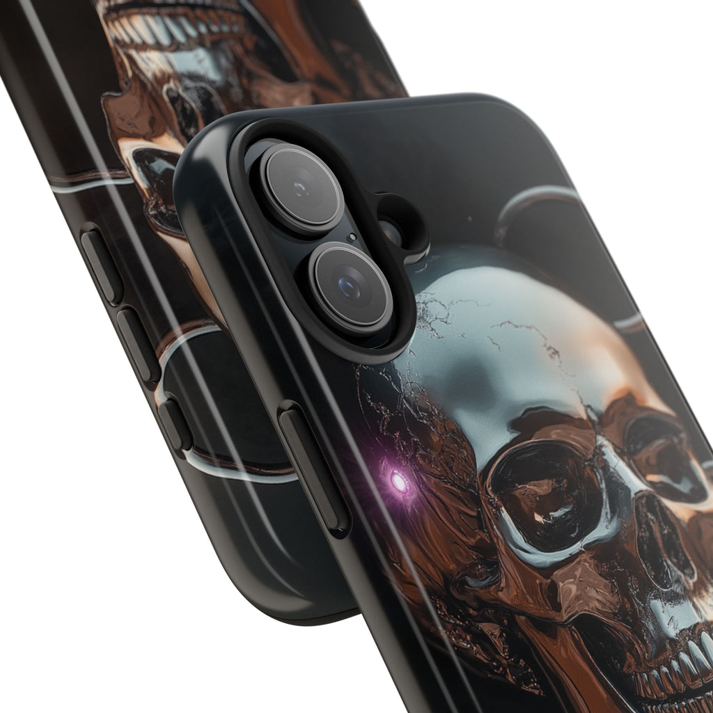 Funda Premium MINUX para iPhone y Samsung Galaxy - Iron Skull 002