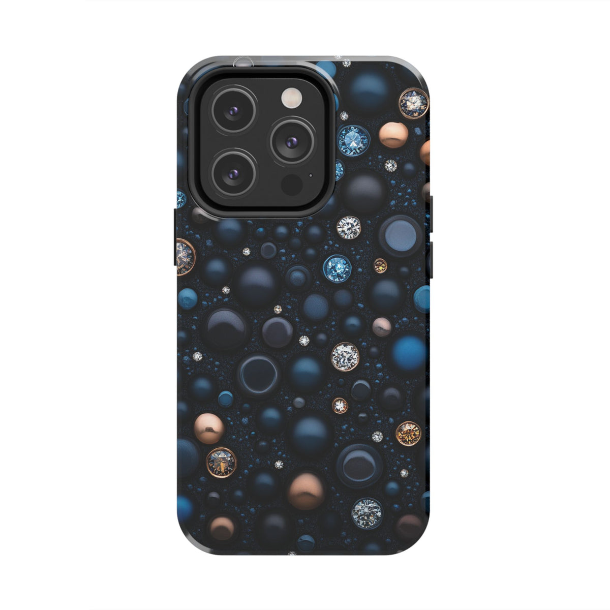 Fundas Premium MINUX para iPhone y Samsung Galaxy - Midnight Blue Pearl Mosaic