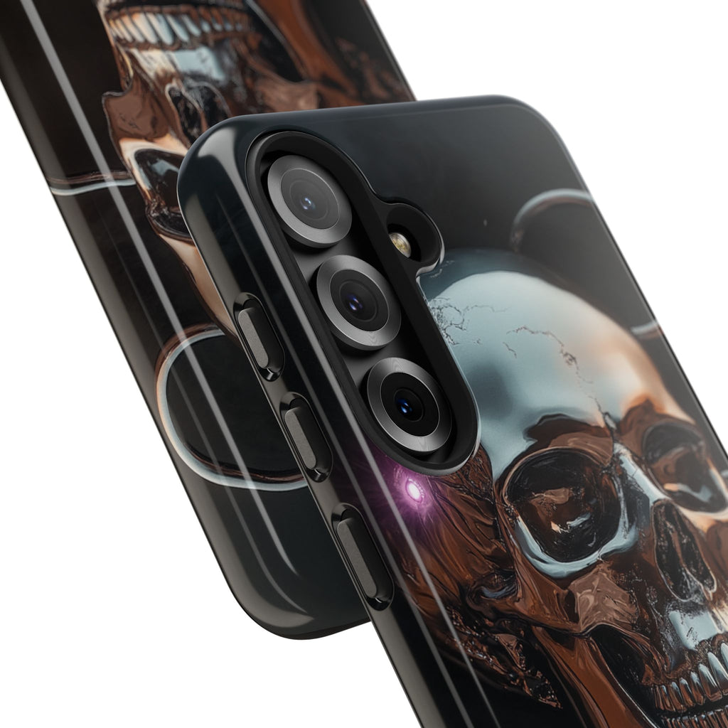 Funda Premium MINUX para iPhone y Samsung Galaxy - Iron Skull 002