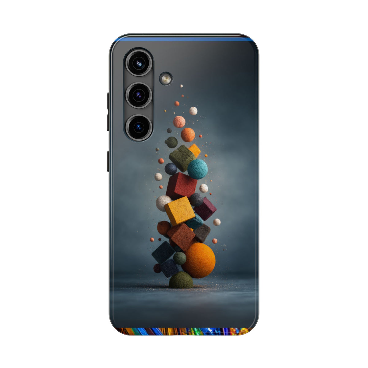 Funda Premium MINUX para iPhone y Samsung Galaxy - Color Shapes 001