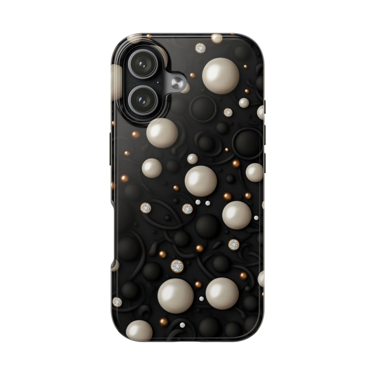 Fundas Premium MINUX para iPhone y Samsung Galaxy - Ivory Pearl Obsidian