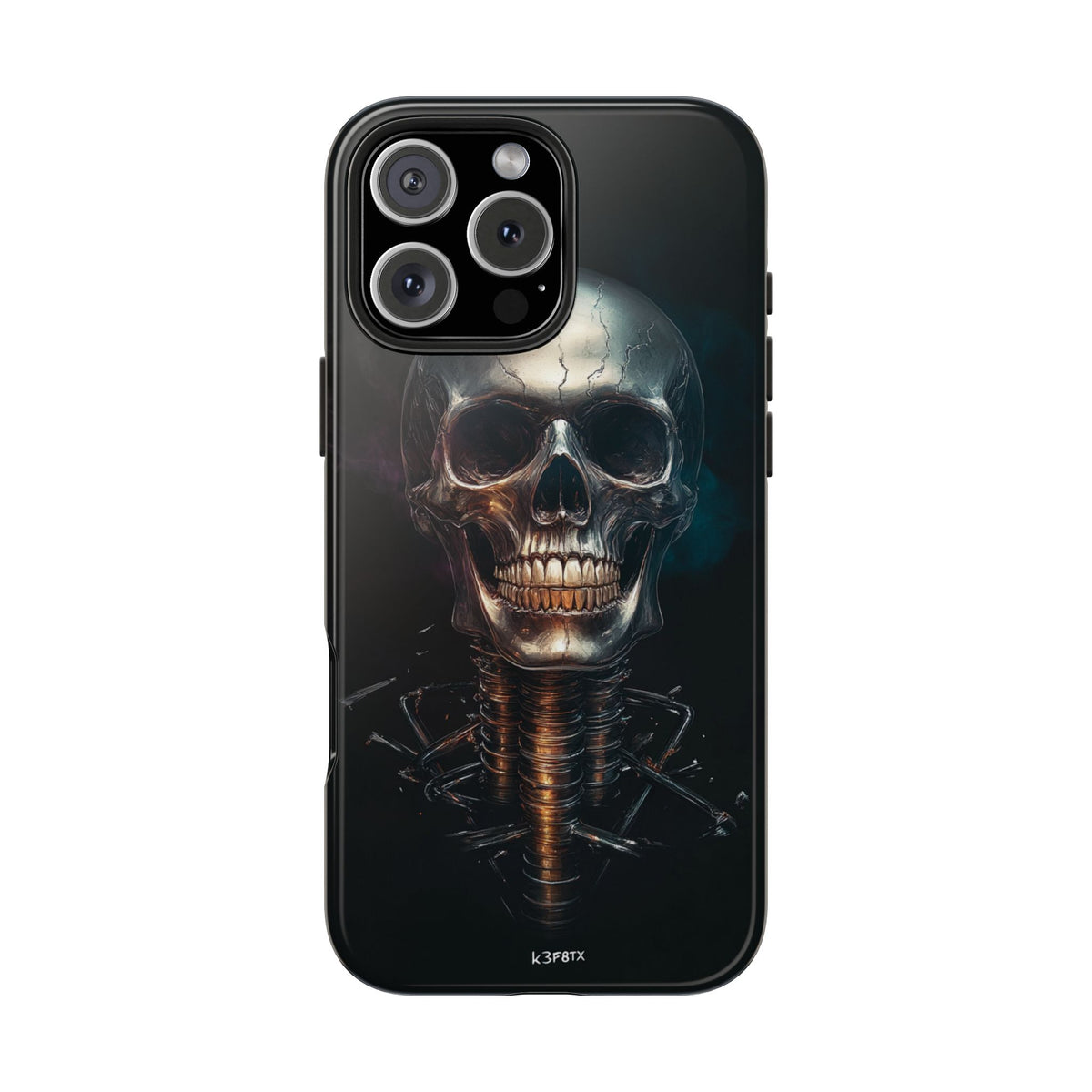 Funda Premium MINUX para iPhone y Samsung Galaxy - Iron Skull 001