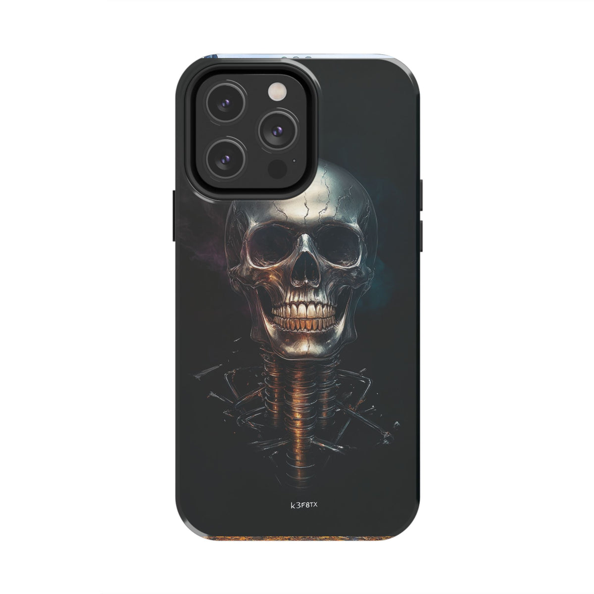 Funda Premium MINUX para iPhone y Samsung Galaxy - Iron Skull 001