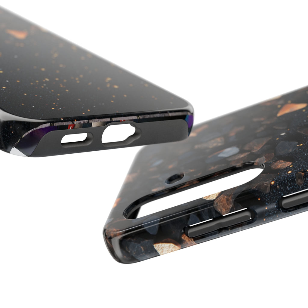 Fundas Premium MINUX para iPhone y Samsung Galaxy - Obsidian Stone Mosaic