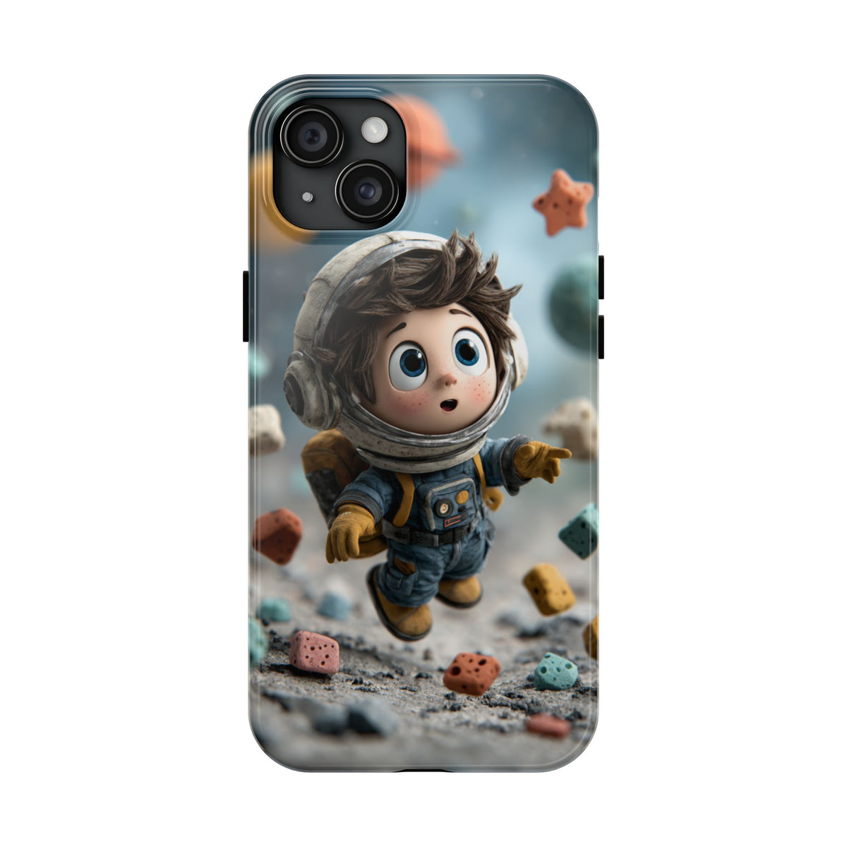 Funda Premium MINUX para iPhone y Samsung Galaxy - Astronaut child