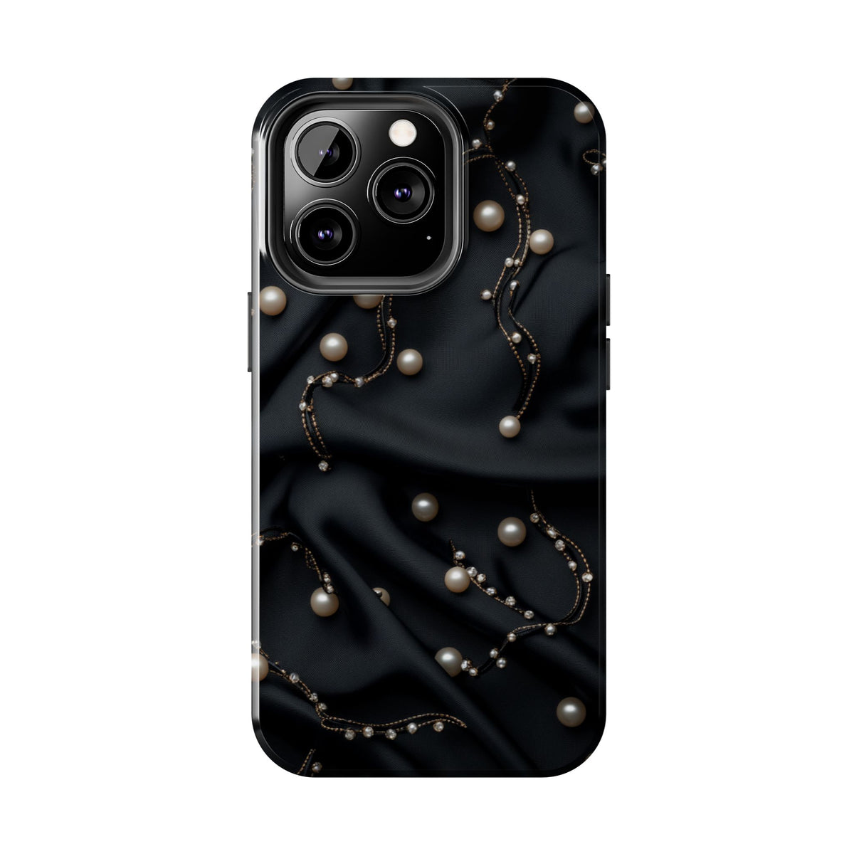 Fundas Premium MINUX para iPhone y Samsung Galaxy - Pearl Chain Velvet