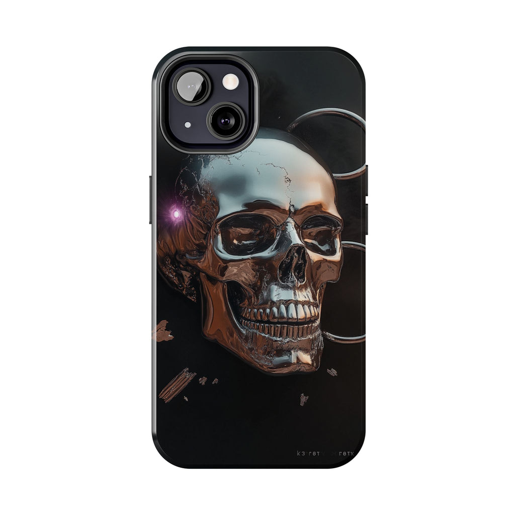 Funda Premium MINUX para iPhone y Samsung Galaxy - Iron Skull 002