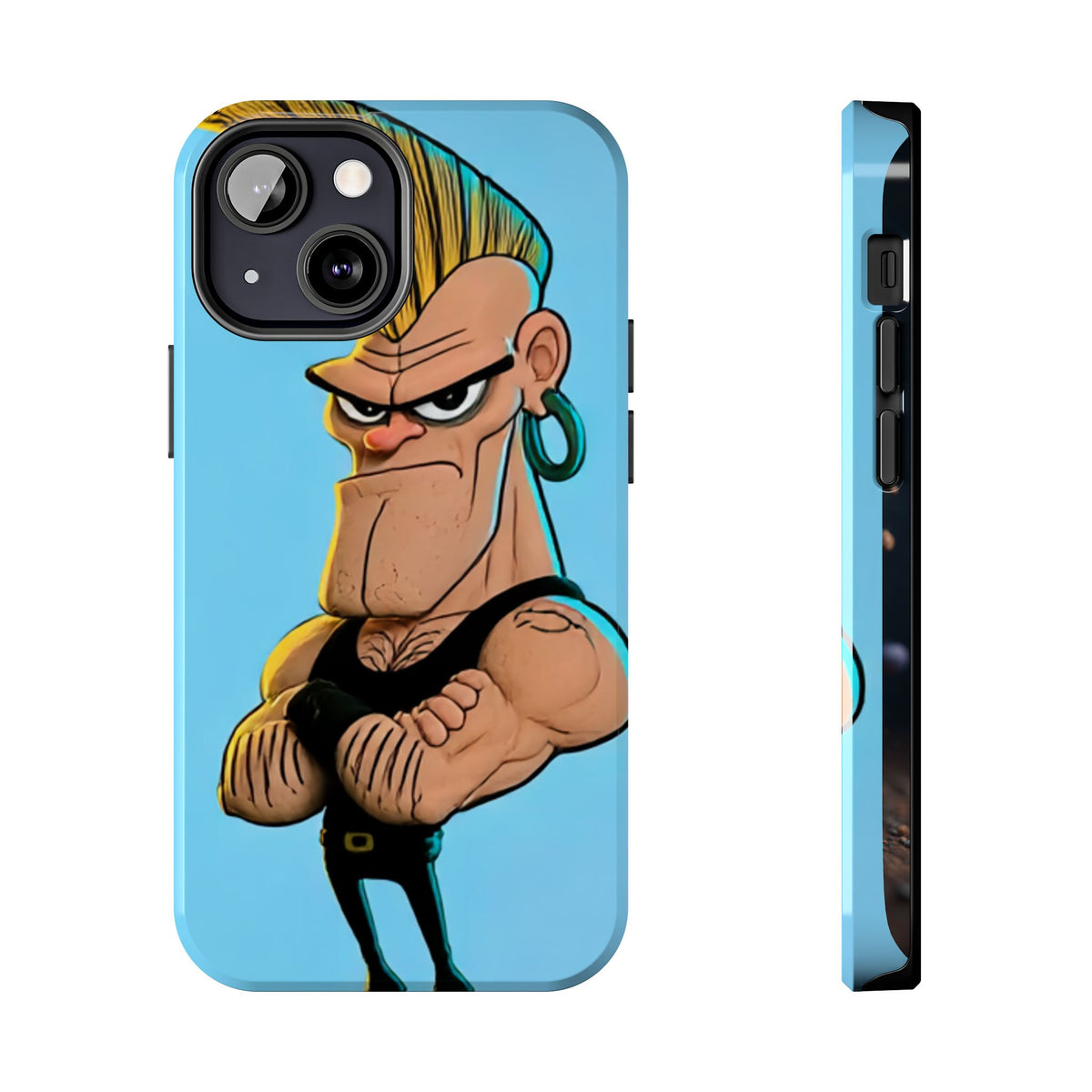 Funda Premium MINUX para iPhone y Samsung Galaxy - Golden Punk