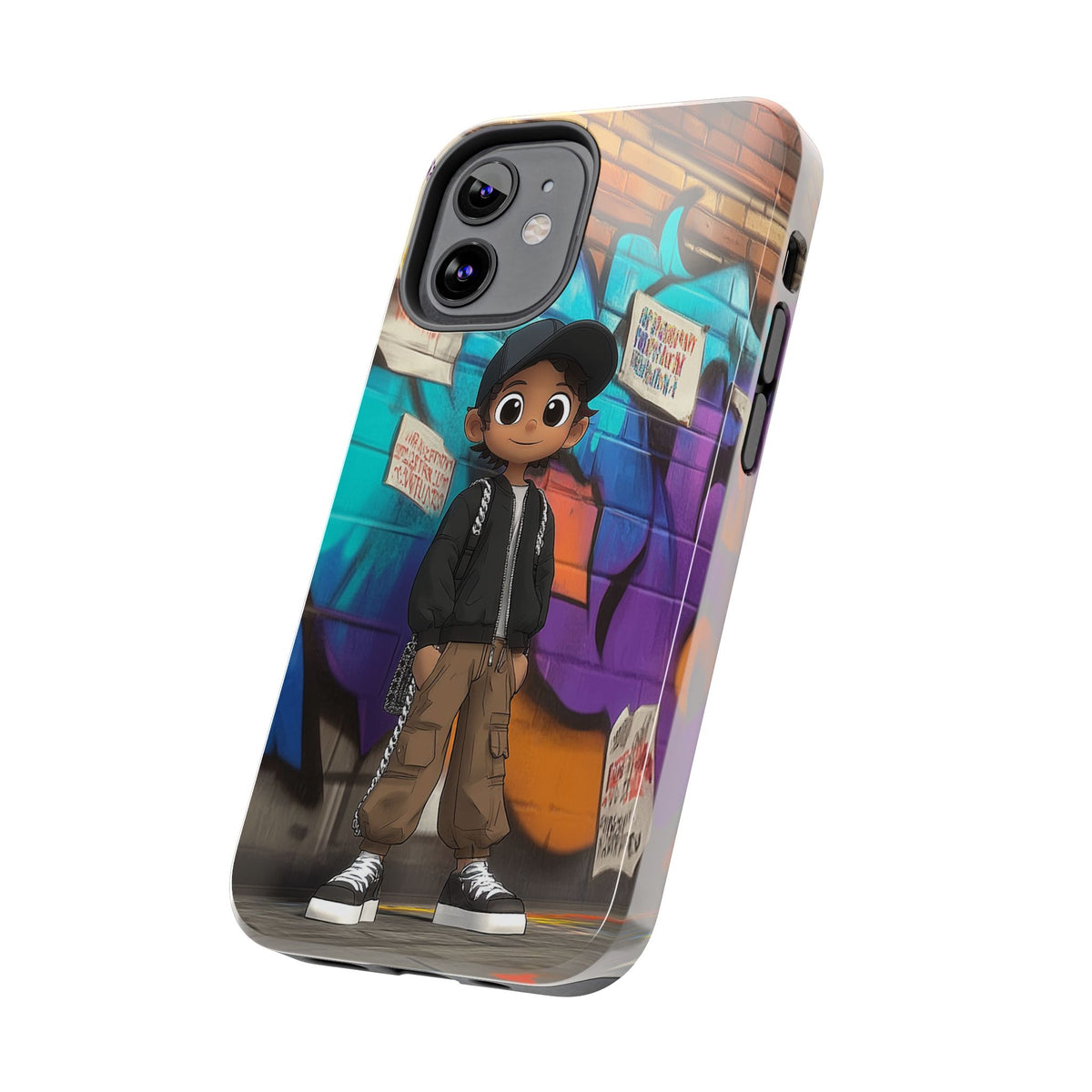 Funda Premium MINUX para iPhone y Samsung Galaxy - Street Boy 002