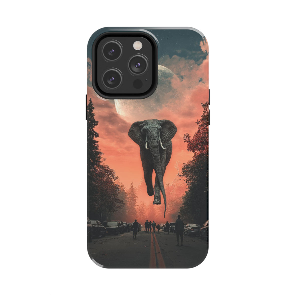Fundas Premium MINUX para iPhone y Samsung Galaxy - Colossal Elephant City
