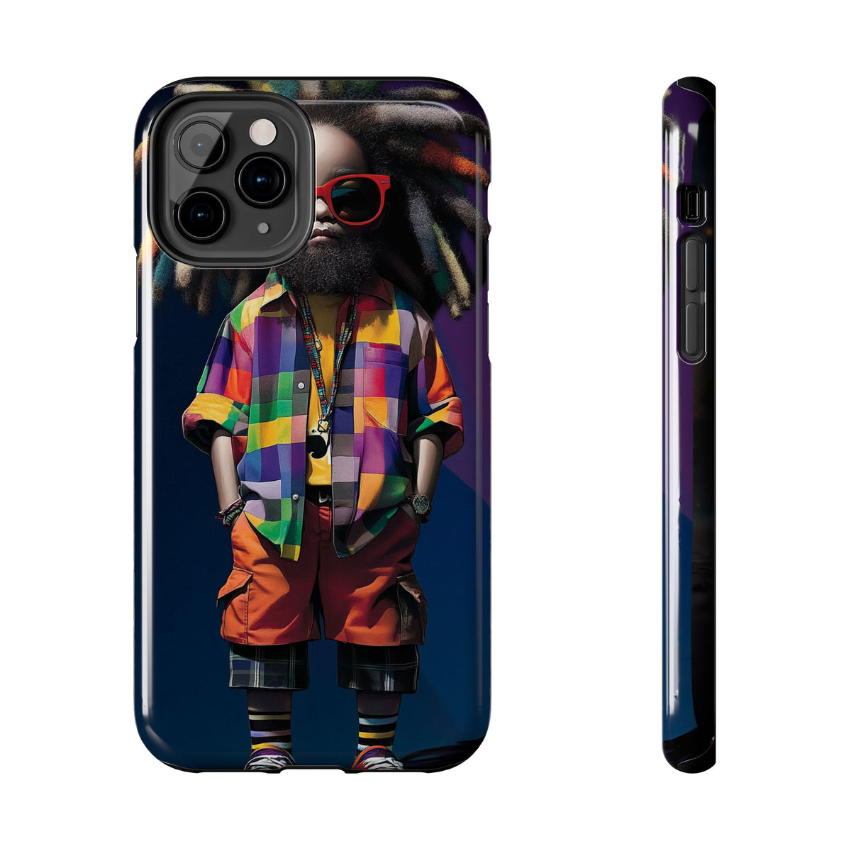 Funda Premium MINUX para iPhone y Samsung Galaxy - Psycho Shaman