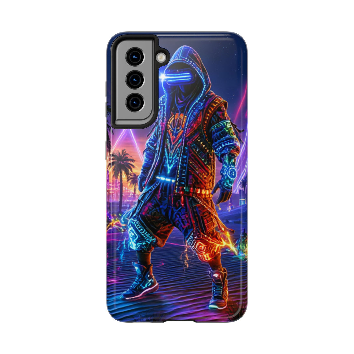 Funda Premium MINUX para iPhone y Samsung Galaxy - Cyberpunk Rave 002