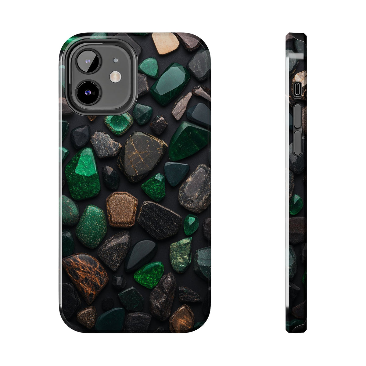Fundas Premium MINUX para iPhone y Samsung Galaxy - Emerald Stone Mosaic