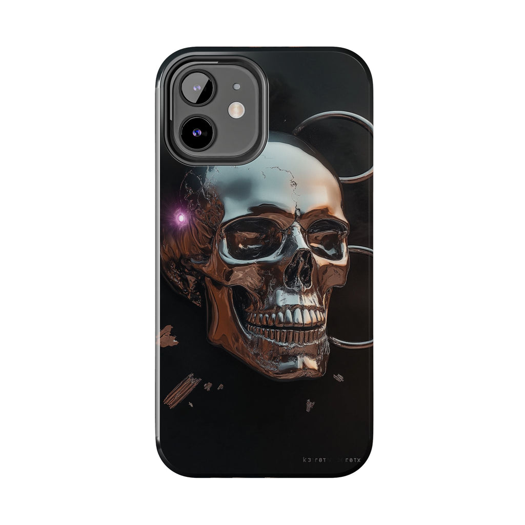 Funda Premium MINUX para iPhone y Samsung Galaxy - Iron Skull 002
