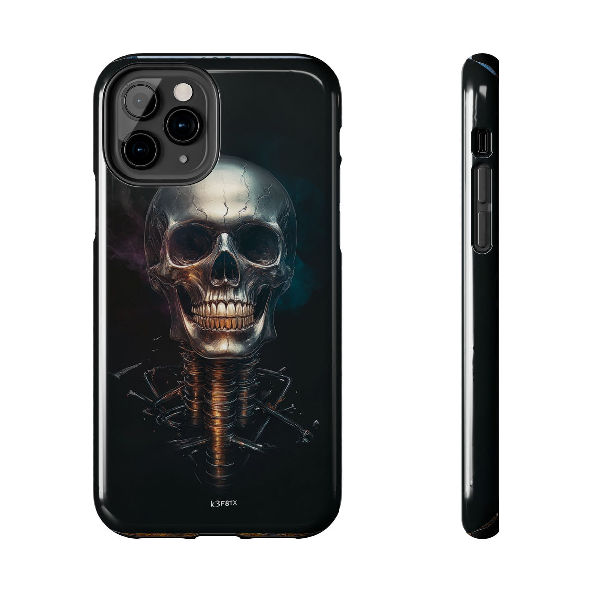 Funda Premium MINUX para iPhone y Samsung Galaxy - Iron Skull 001