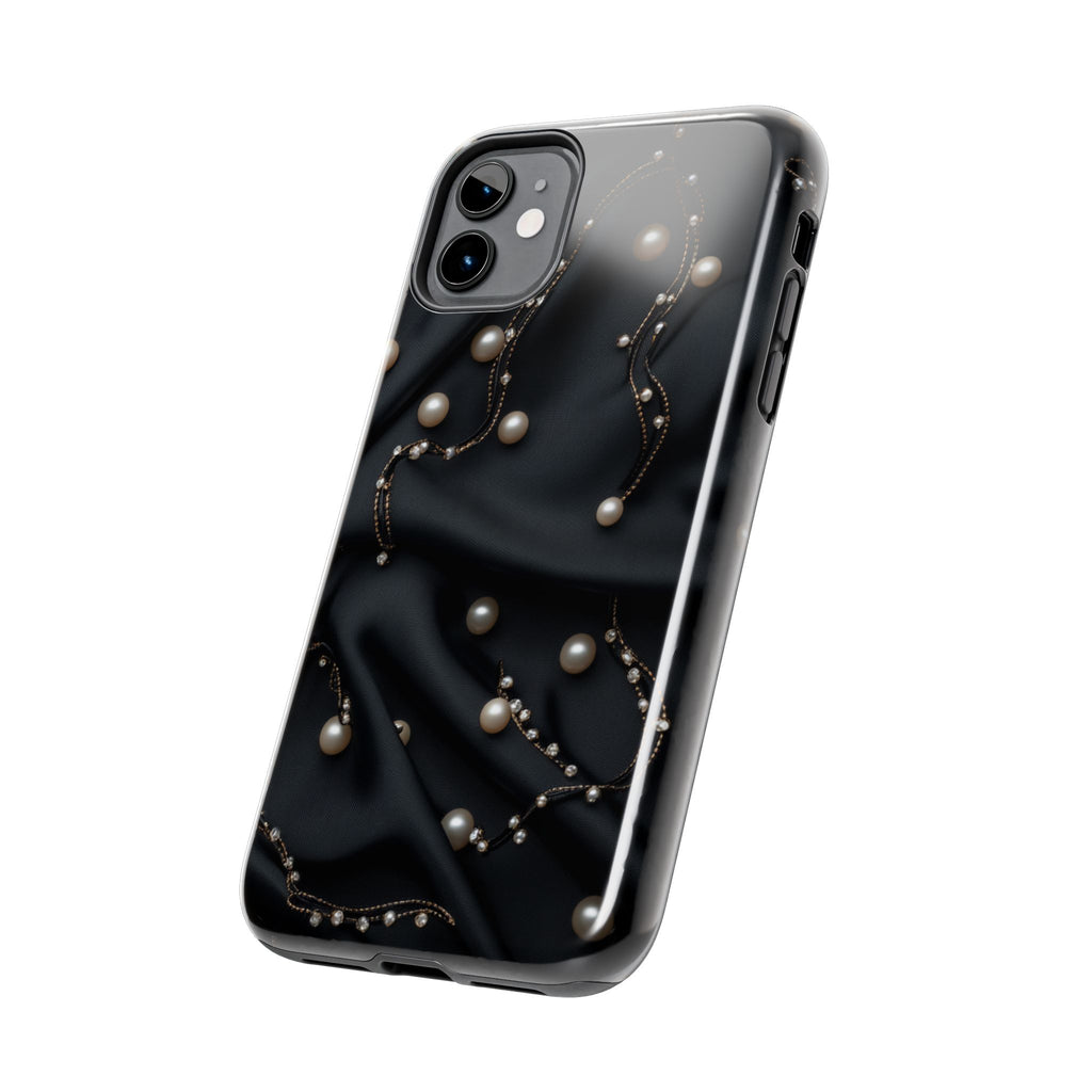 Fundas Premium MINUX para iPhone y Samsung Galaxy - Pearl Chain Velvet