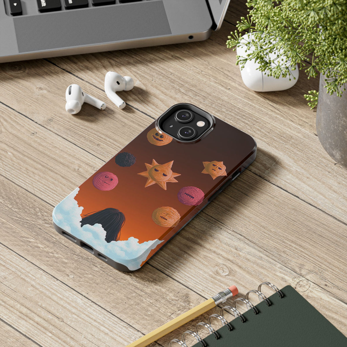Fundas Premium MINUX para iPhone y Samsung Galaxy - Celestial Shapes
