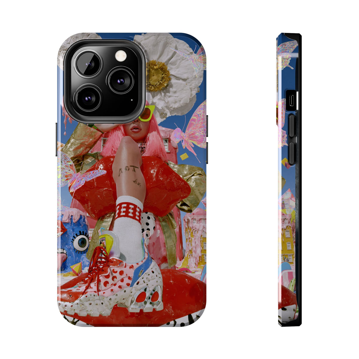 Fundas Premium MINUX para iPhone y Samsung Galaxy - Dreamscape Pink Creature