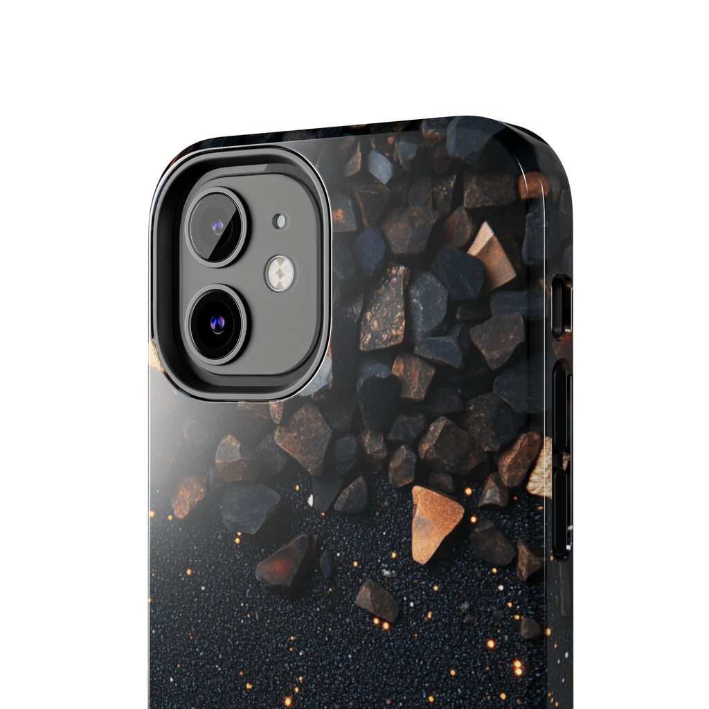 Fundas Premium MINUX para iPhone y Samsung Galaxy - Obsidian Stone Mosaic