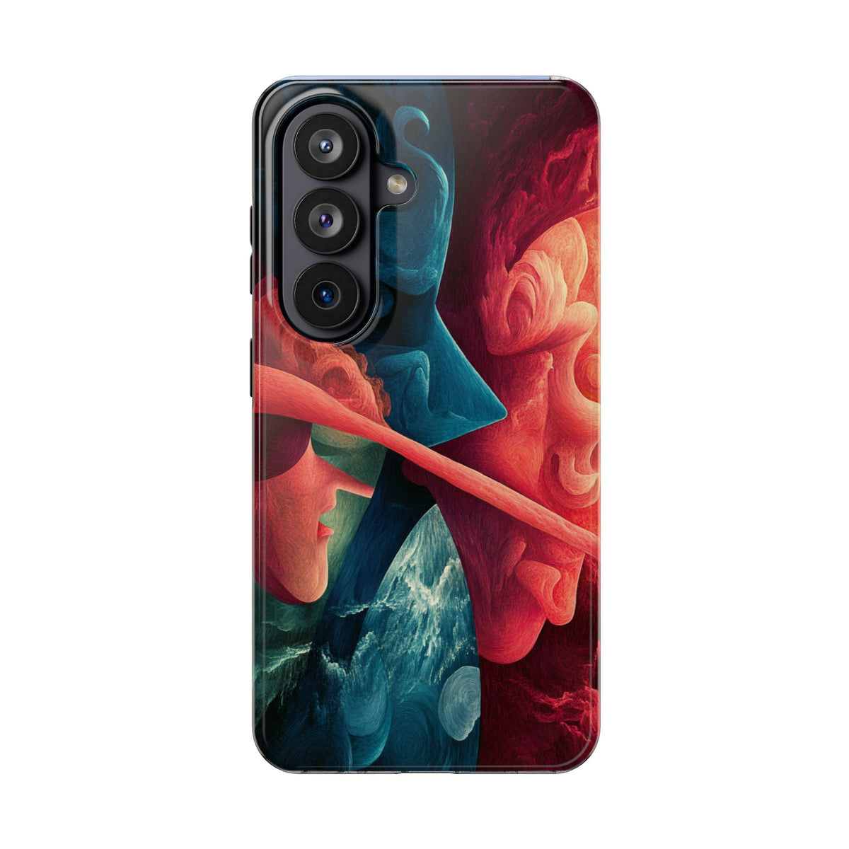 Fundas Premium MINUX para iPhone y Samsung Galaxy - Chromatic Embrace