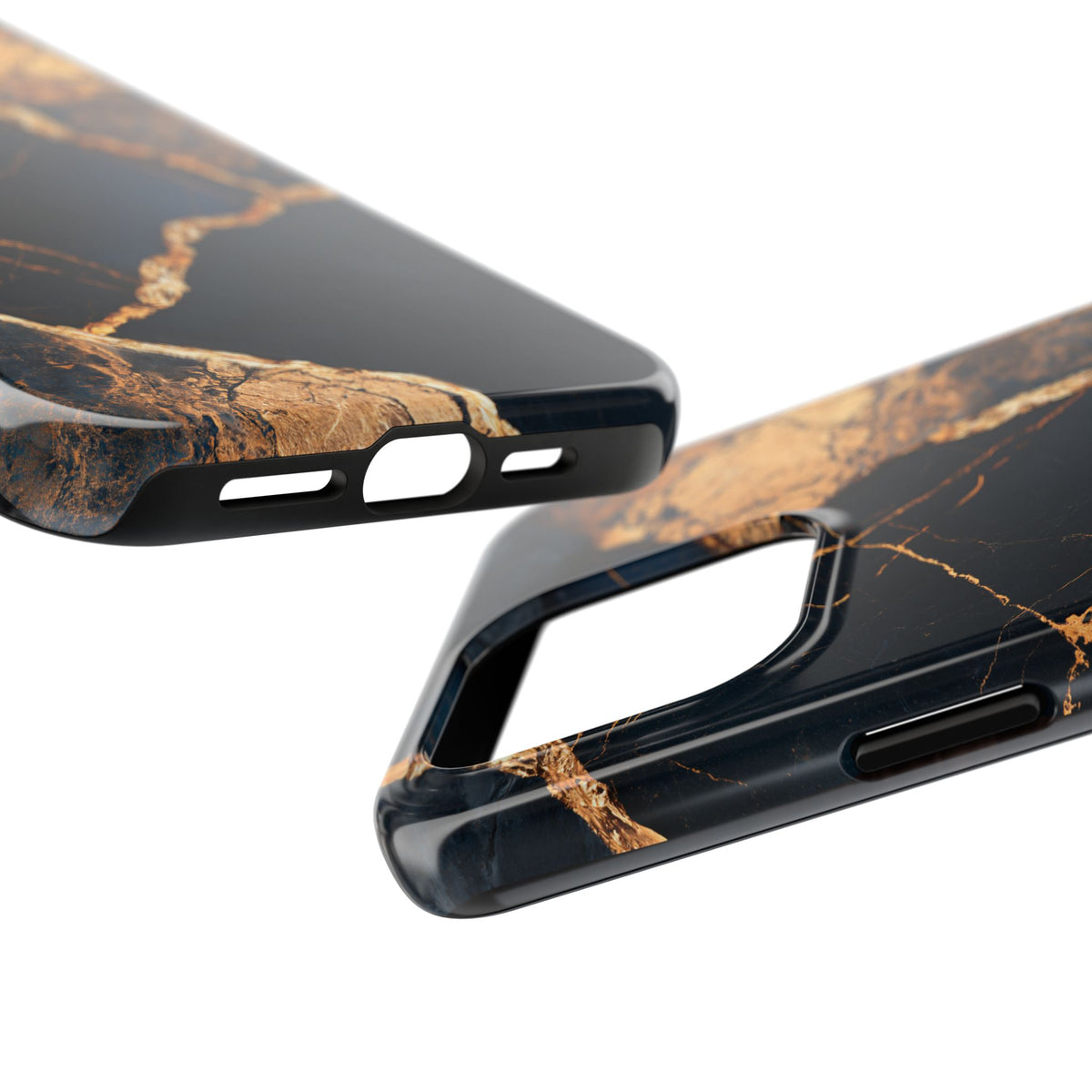 Funda Premium MINUX para iPhone y Samsung Galaxy - Golden Marble