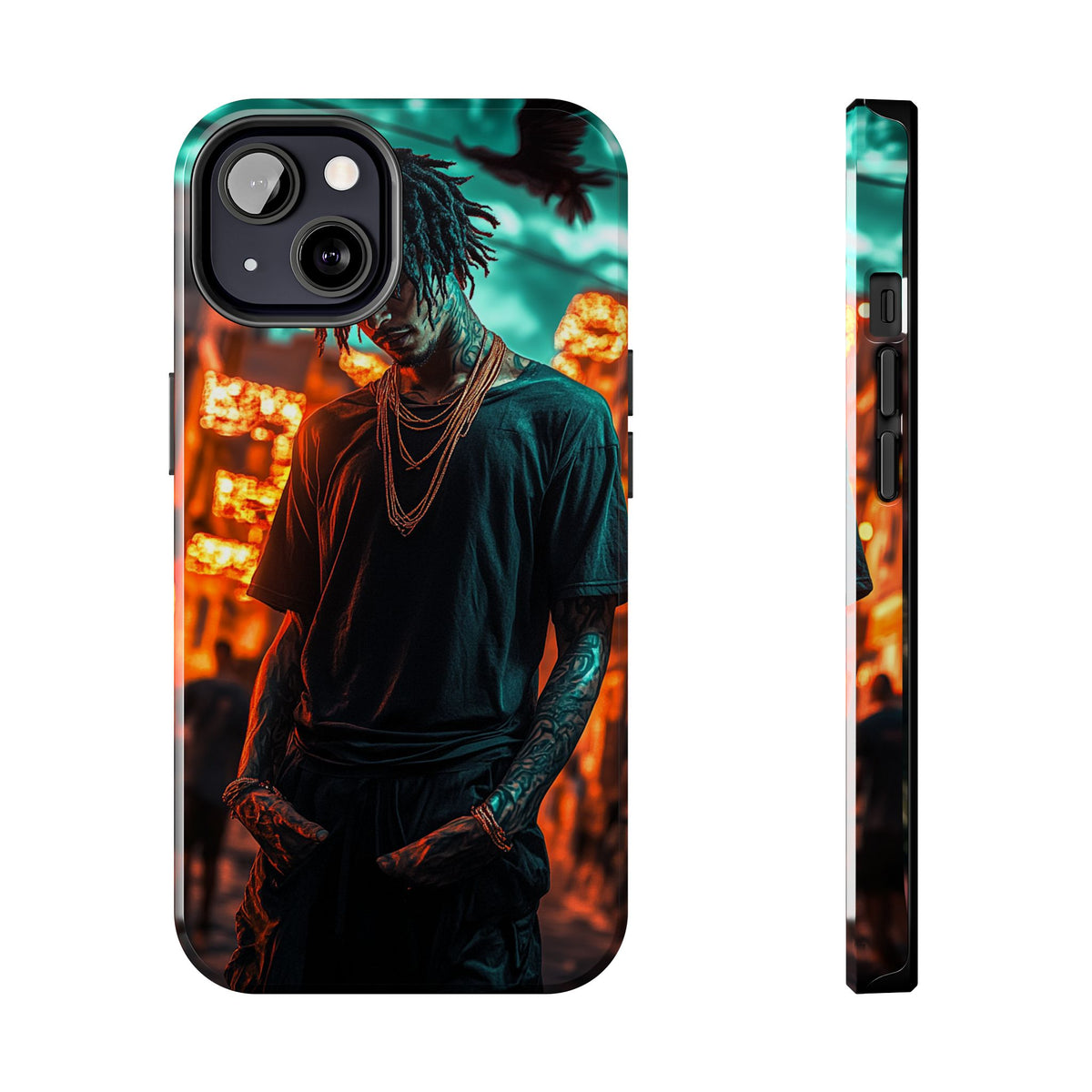 Funda Premium MINUX para iPhone y Samsung Galaxy - Cyber dreads