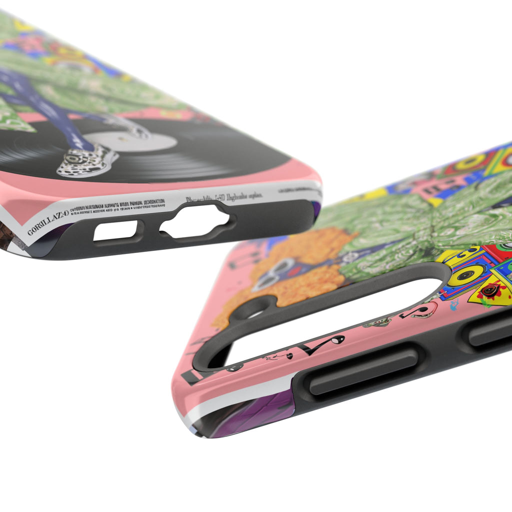 Fundas Premium MINUX para iPhone y Samsung Galaxy - Neon Tech Creature