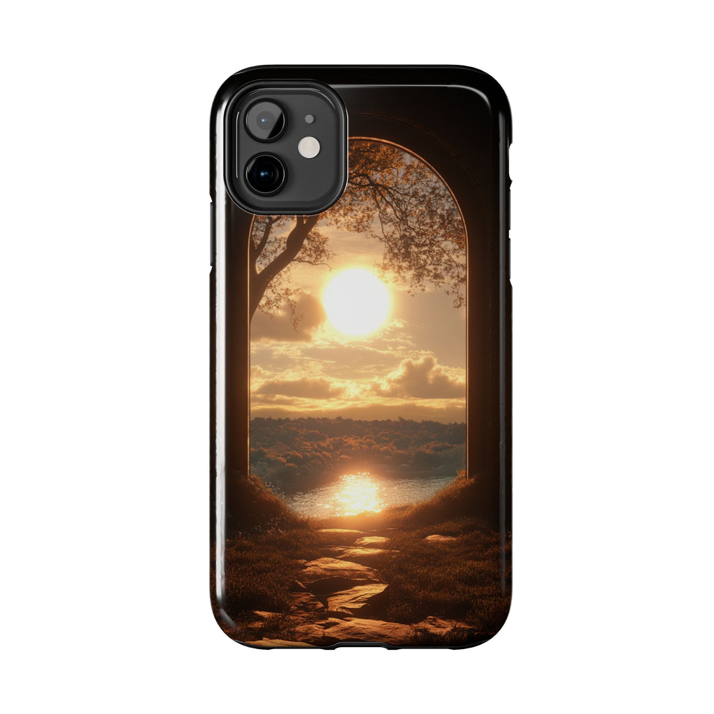 Fundas Premium MINUX para iPhone y Samsung Galaxy - Golden Archway