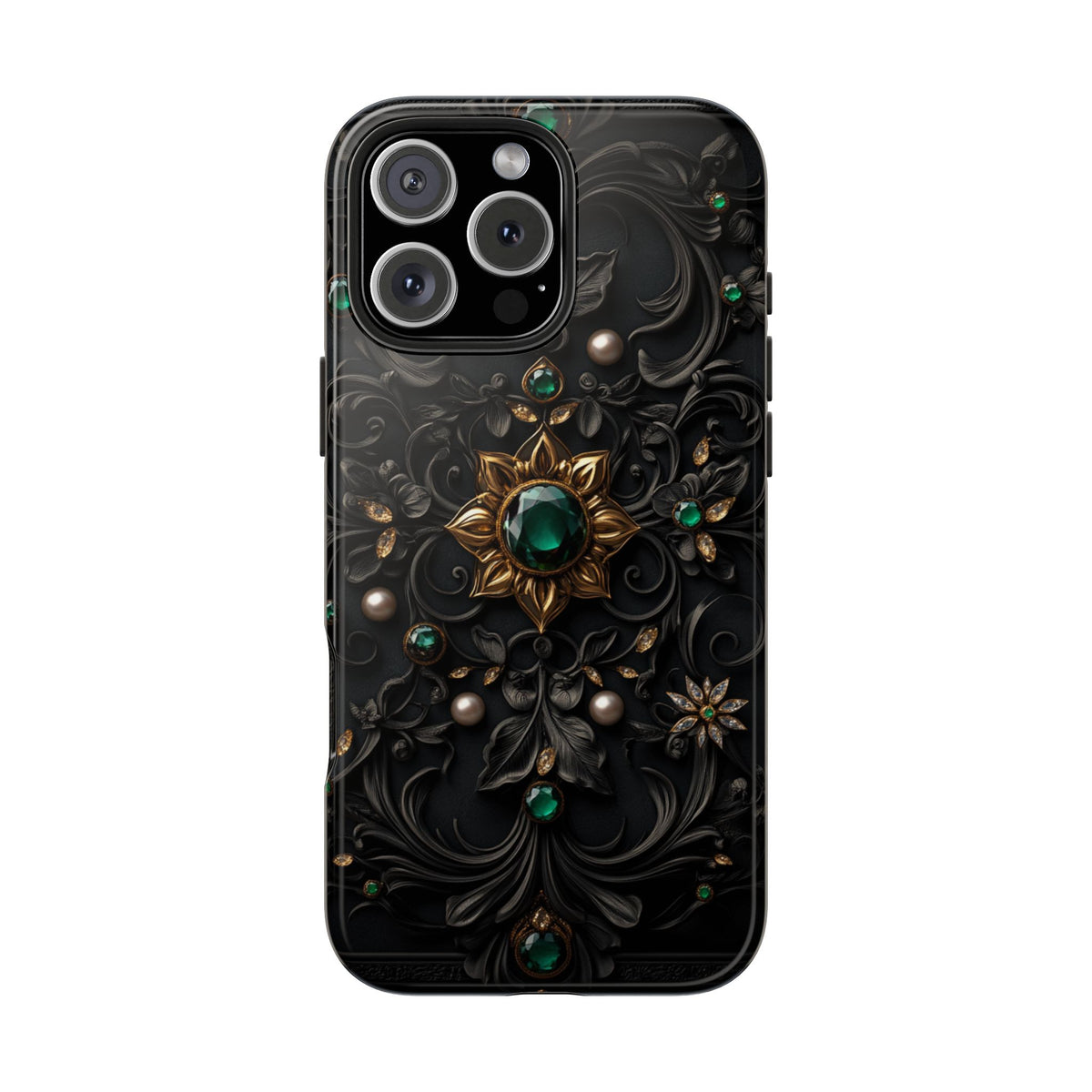 Fundas Premium MINUX para iPhone y Samsung Galaxy - Emerald Gothic Relic