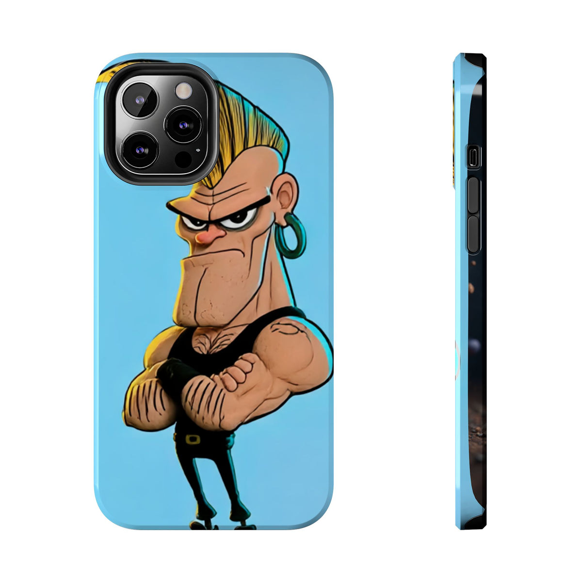 Funda Premium MINUX para iPhone y Samsung Galaxy - Golden Punk
