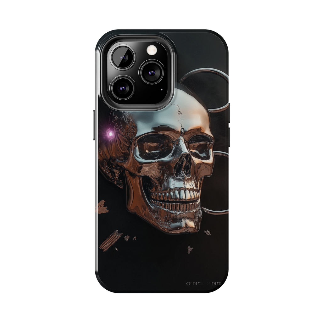 Funda Premium MINUX para iPhone y Samsung Galaxy - Iron Skull 002