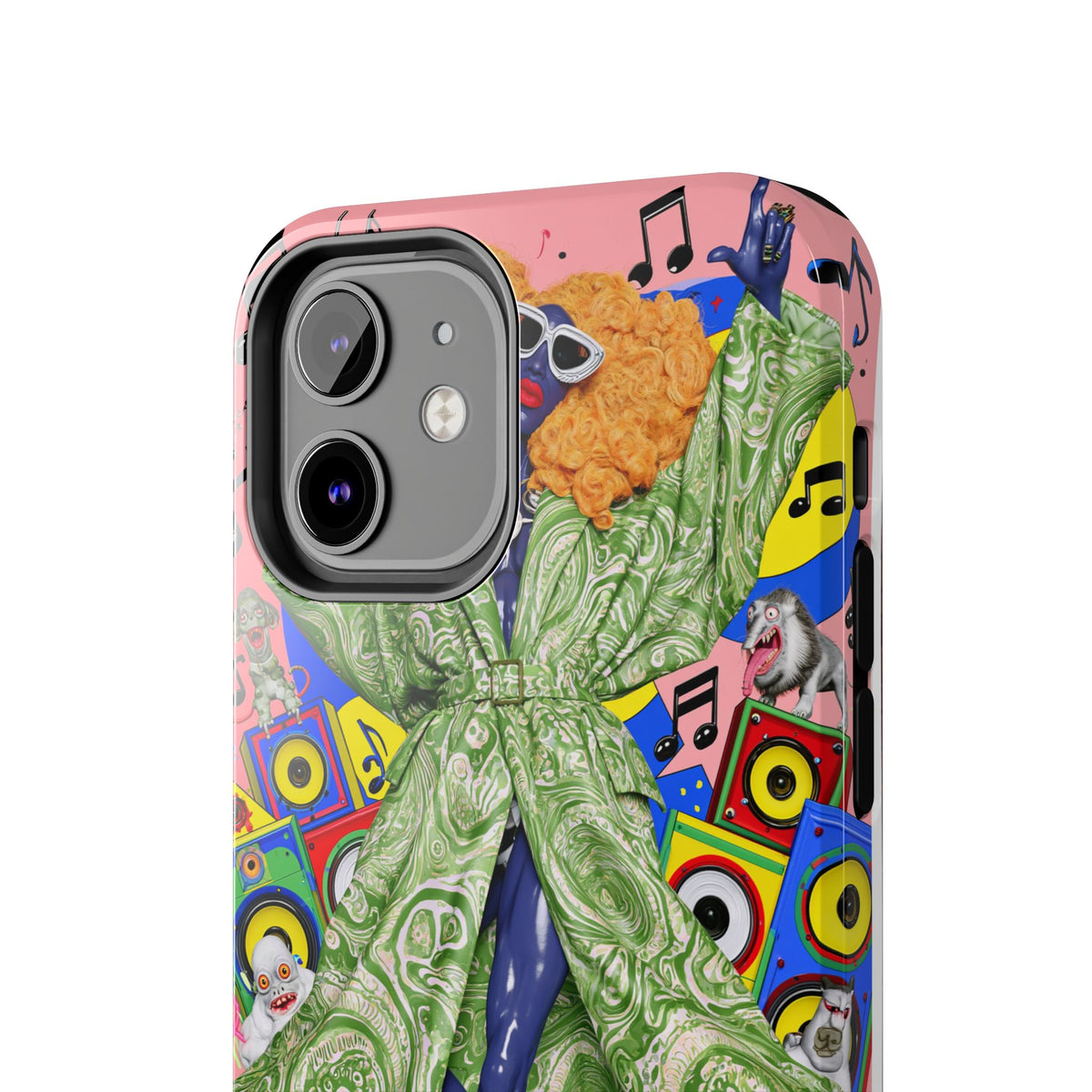 Fundas Premium MINUX para iPhone y Samsung Galaxy - Neon Tech Creature