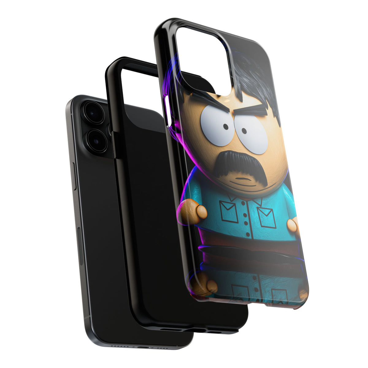 Funda Premium MINUX para iPhone y Samsung Galaxy - 3D Toy Figure 001