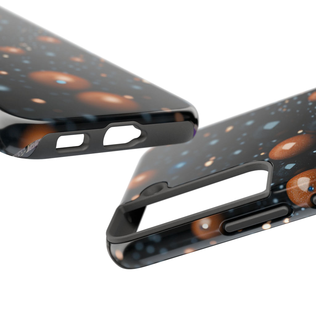 Fundas Premium MINUX para iPhone y Samsung Galaxy - Copper Pearl Constellation