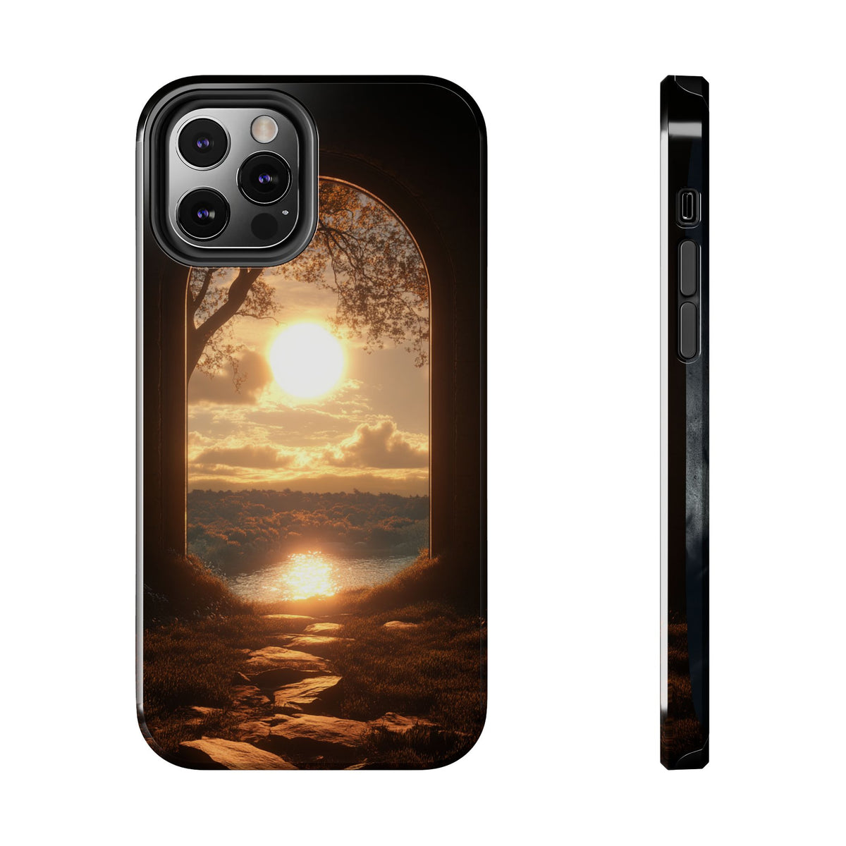 Fundas Premium MINUX para iPhone y Samsung Galaxy - Golden Archway