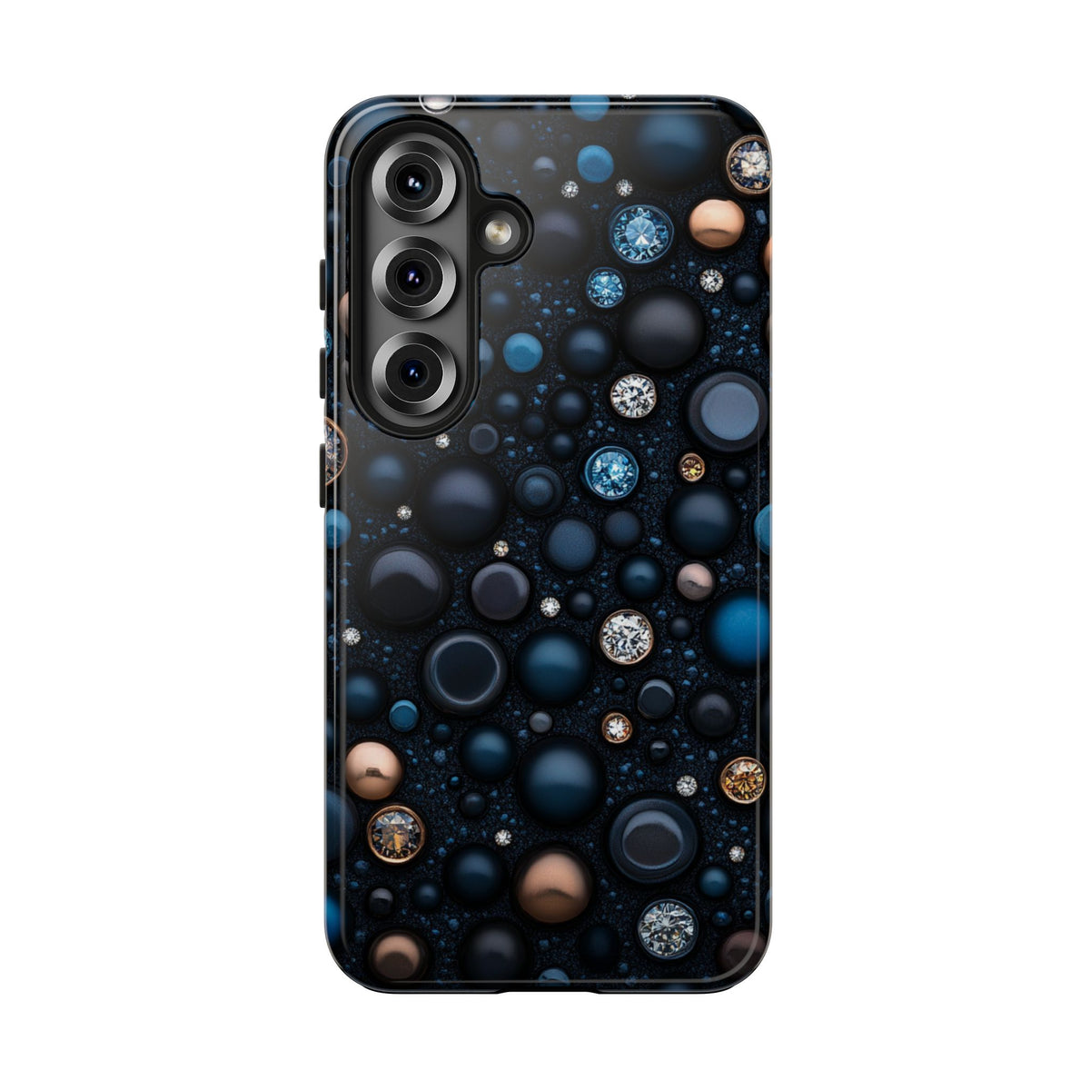 Fundas Premium MINUX para iPhone y Samsung Galaxy - Midnight Blue Pearl Mosaic
