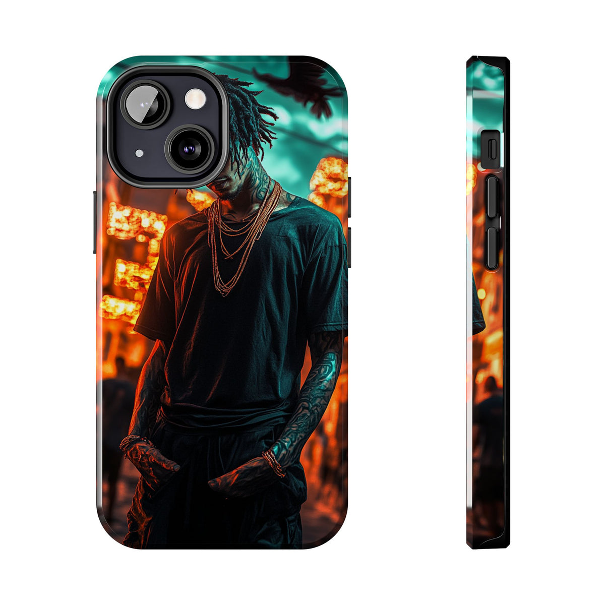 Funda Premium MINUX para iPhone y Samsung Galaxy - Cyber dreads