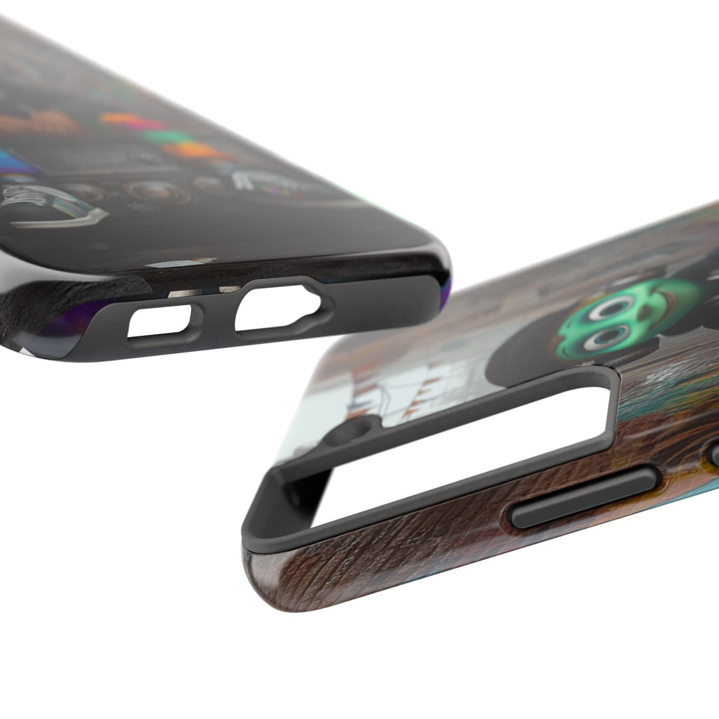 Funda Premium MINUX para iPhone y Samsung Galaxy - Alien Boy