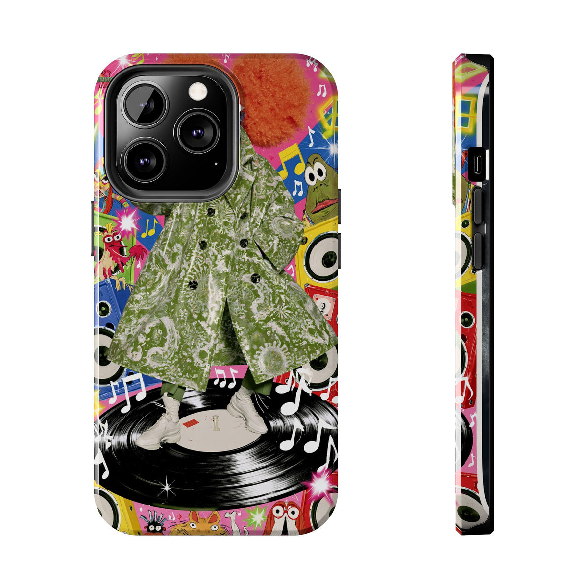 Fundas Premium MINUX para iPhone y Samsung Galaxy - Purple Tech Creature
