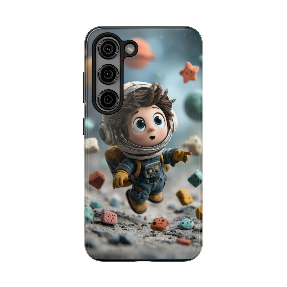 Funda Premium MINUX para iPhone y Samsung Galaxy - Astronaut child