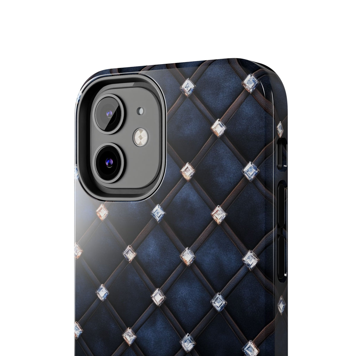 Fundas Premium MINUX para iPhone y Samsung Galaxy - Midnight Diamond Quilt
