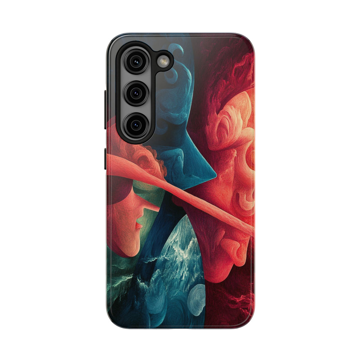 Fundas Premium MINUX para iPhone y Samsung Galaxy - Chromatic Embrace