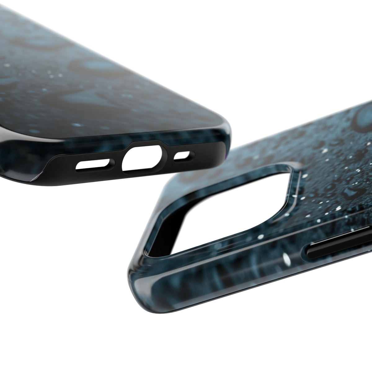 Fundas Premium MINUX para iPhone y Samsung Galaxy - Midnight Water Drops