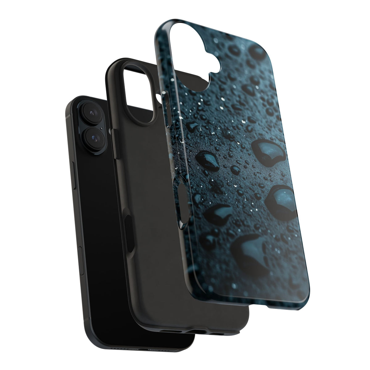 Fundas Premium MINUX para iPhone y Samsung Galaxy - Midnight Water Drops